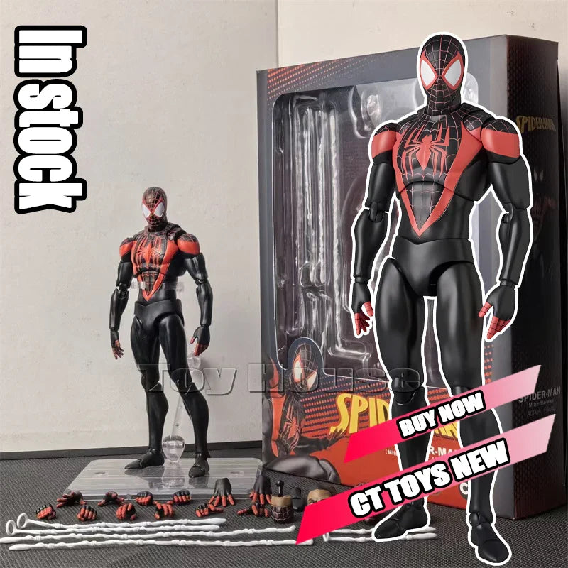 Ct Toys Spiderman Mafex 143 Ben Reilly Comic Version – The Amazing Spider-Man Anime Action Figure, Collectible Toy Gift