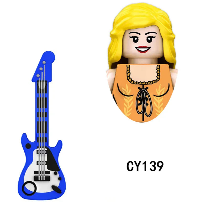 LG1015 Girls Building Blocks Princess Mini Dolls – Cute Kawaii Assemble Bricks Action Figures Kids Christmas Toy