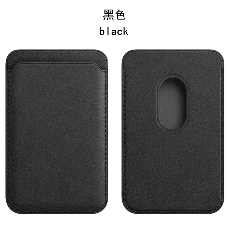 MagSafe Magnetic Leather Card Holder Wallet Case for iPhone 15, 14, 13 & 12 Pro Max Series
