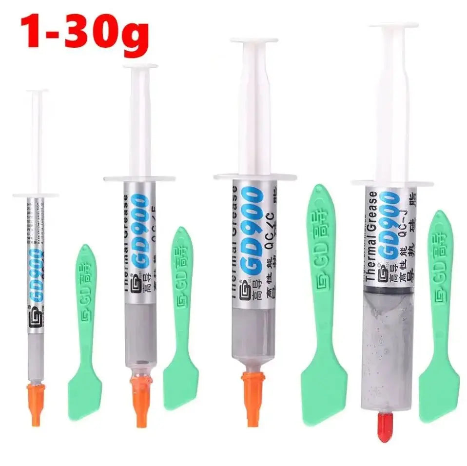 GD900 Thermal Grease Paste 30g-1g — Heat-Dissipating Silicone Paste for CPU & Computer Board Repair
