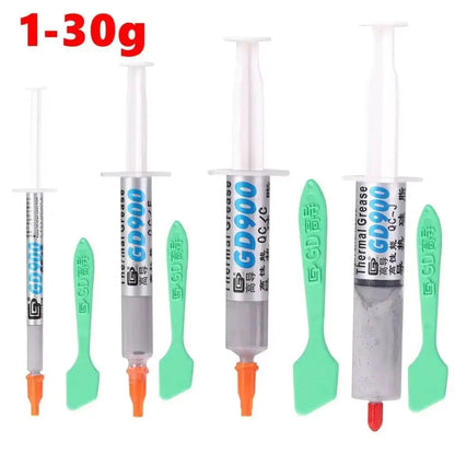 GD900 Thermal Grease Paste 30g-1g — Heat-Dissipating Silicone Paste for CPU & Computer Board Repair