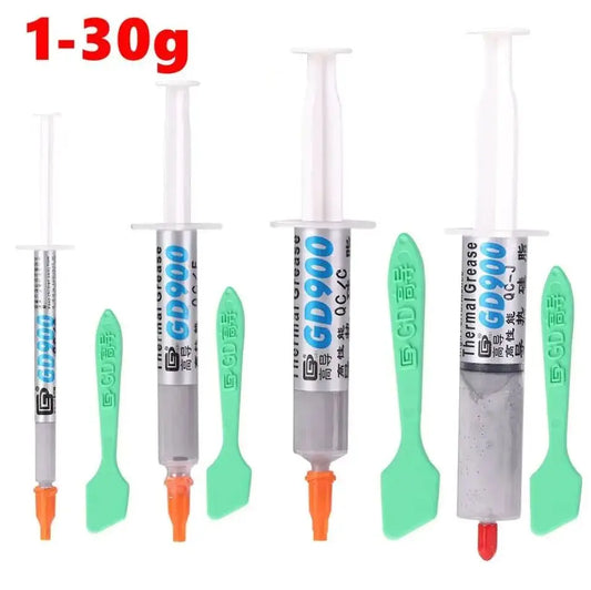GD900 Thermal Grease Paste 30g-1g — Heat-Dissipating Silicone Paste for CPU & Computer Board Repair