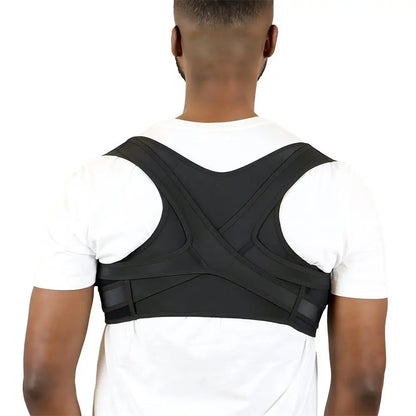 Adjustable Posture Corrector Back Brace – Breathable Upper Back, Neck & Shoulder Support for Clavicle & Lumbar Pain Relief