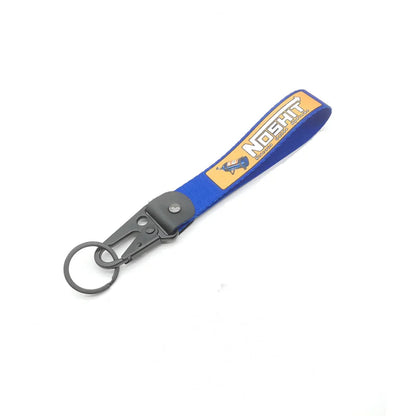 Motor Racing Webbing Wrist Lanyard Keychain – Paracord Rope Hand Strap for Motorcycle, Car Keys, Camping & Outdoor Use