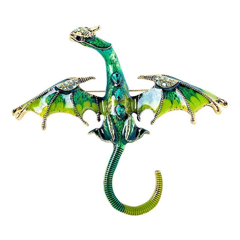 Fly Dragon Enamel Lapel Pins - Brooch for Jeans, Backpacks | Jewelry Clothing Badges | Wedding Gift & DIY Decor for Men