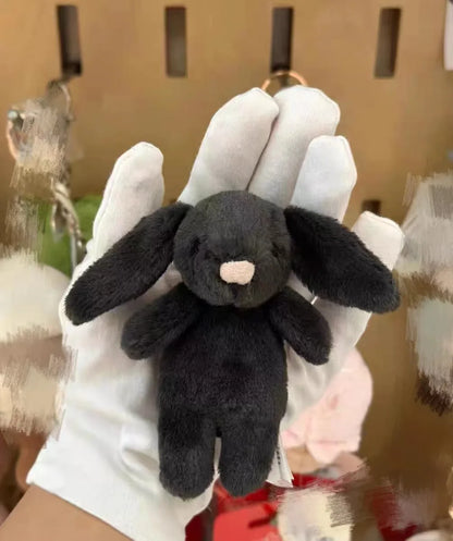 Cute Cartoon Rabbit Keychain | Pompom Stuffed Animal Bag, Car & Phone Pendant Gift for Girls
