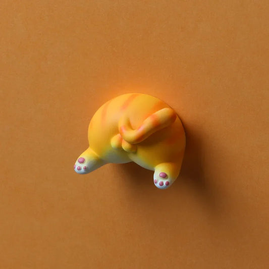 Kitty Buttocks Refrigerator Magnets – Cute Cartoon Animal Resin Magnets for Wall, Car & Fridge Decoration Accessories