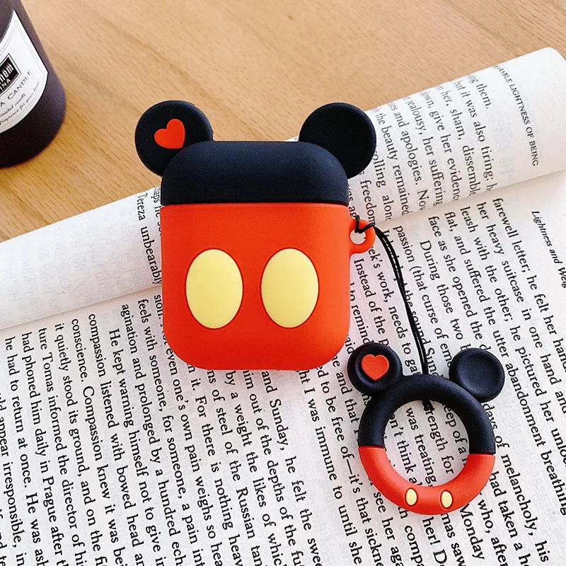 3D Cartoon Silicone Case for AirPods 1/2/3 & Pro 2 — Protective Wireless Earphone Charging Cover