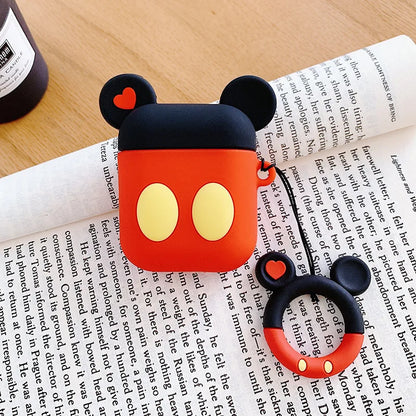 3D Cartoon Silicone Case for AirPods 1/2/3 & Pro 2 — Protective Wireless Earphone Charging Cover