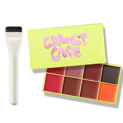 Curve Case Cream Makeup Palette - Eyebrow, Blush & Highlighter with Matte and Shimmer Finishes