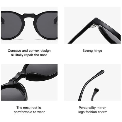 Retro Round Polarized Sunglasses – Vintage Fashion Shades for Men & Women, Driving Eyeglasses