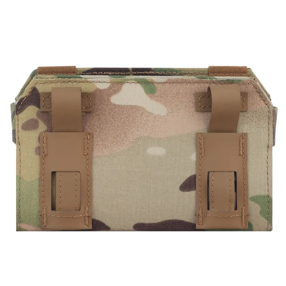 Tactical Admin Phone Pouch MOLLE – Military Hunting Vest Front Panel Map Holder & Utility Carrier Bag for Outdoor Navigation