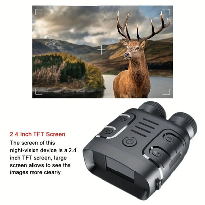 1080P Binocular Infrared Night Vision Device – 5X Digital Zoom for Day/Night Use, Photo and Video – Ideal for Hunting and Boating