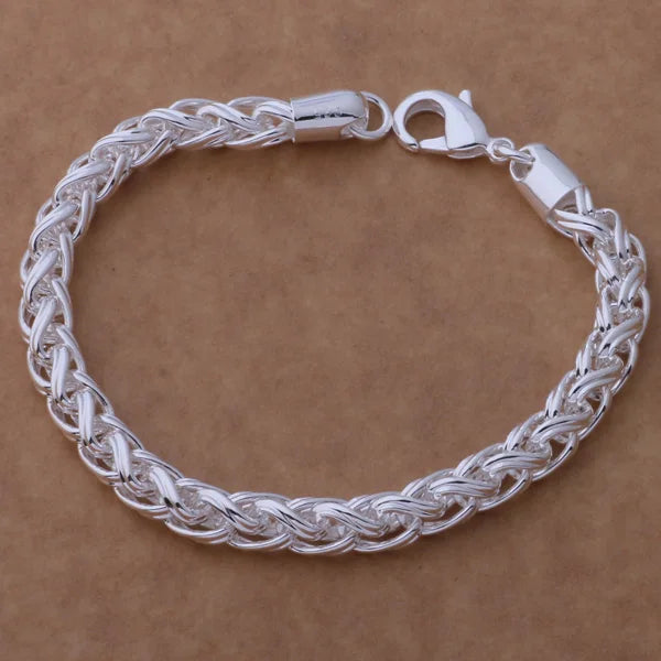 925 Sterling Silver Bead Bracelet – High-Quality Romantic Chain for Women, Fashion Jewelry Gift for Engagement, Party & Wedding