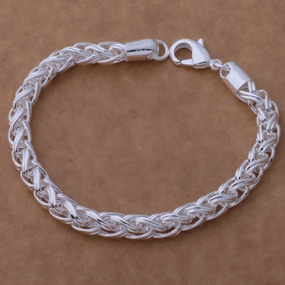 925 Sterling Silver Bead Bracelet – High-Quality Romantic Chain for Women, Fashion Jewelry Gift for Engagement, Party & Wedding