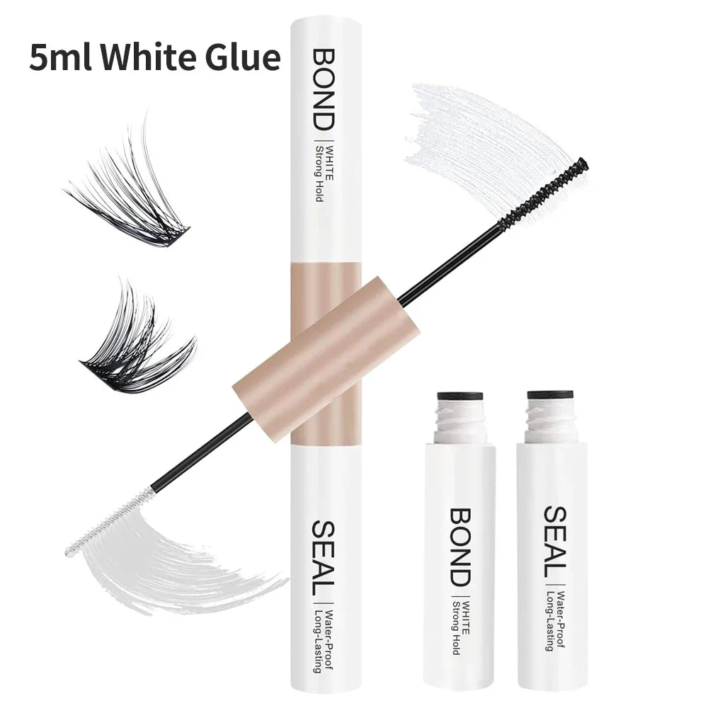 5ml Bond & Seal Eyelash Glue — Waterproof 2-in-1 Adhesive for Lash Clusters & Extensions