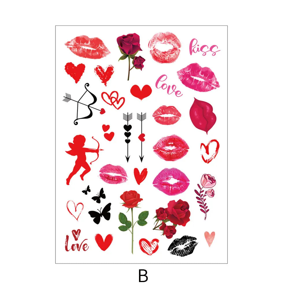 Waterproof Gold Foil Temporary Tattoo Stickers – Crown & Ring Bridal Party Body Art Decals