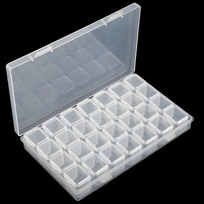 5D DIY Diamond Painting Storage Box – Drill & Embroidery Accessories Organizer Case