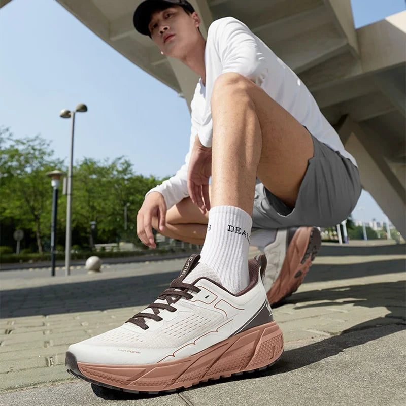 GOLDEN CAMEL Men’s Running Sneakers - Mesh Sports Shoes with Cushioning & Non-Slip Sole for Walking