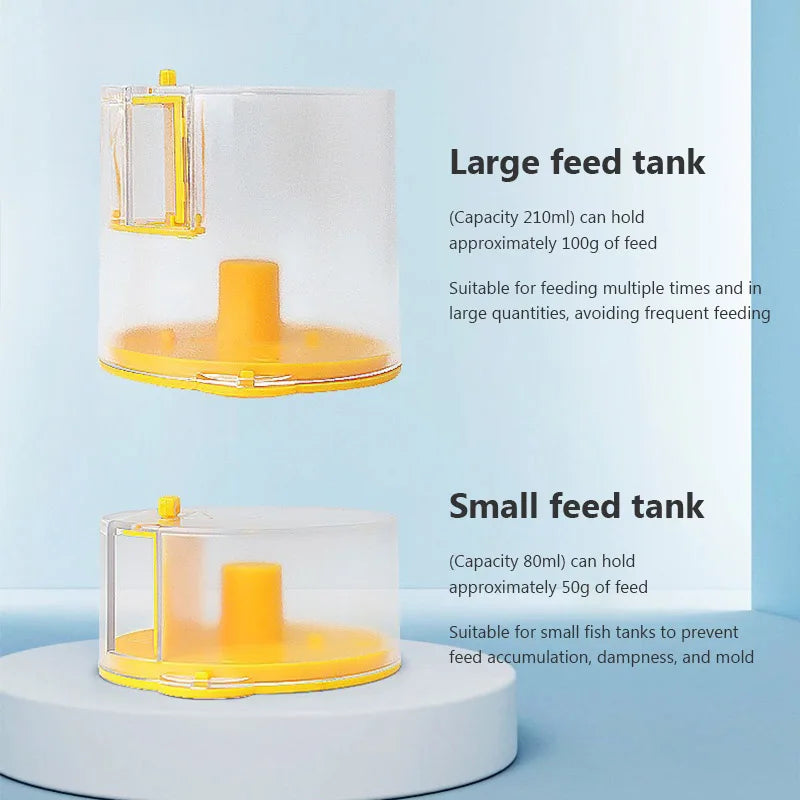 Automatic Fish Tank Feeder – Intelligent Timing Aquarium Feeder for Goldfish with Large Capacity