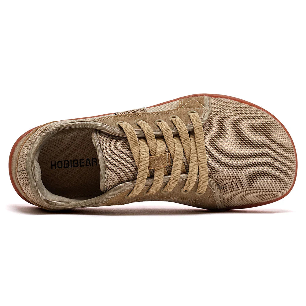HOBIBEAR Unisex Wide Barefoot Shoes – Minimalist Zero Drop Sneakers for Outdoor Running & Casual Wear