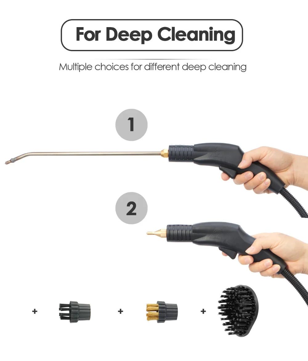 3000W Handheld Steam Cleaner – High-Pressure & High-Temperature Alkaline Disinfection for Kitchen, Car, and Air Conditioning