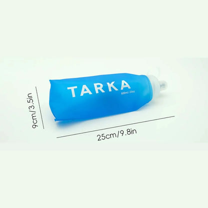 TARKA Collapsible Silicone Water Bottle — Lightweight Gel Kettle for Camping, Hiking, Running & Travel