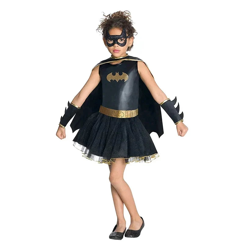American Girl Supergirl Costume – Fancy Dress-Up Outfit for Kids Halloween & Purim Cosplay