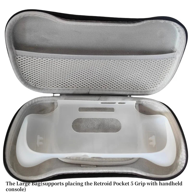 Retroid Pocket 5 Grip Storage Case – Anti-Fall Carry Bag & Handle Protector for RP5 / RPG2 / G2