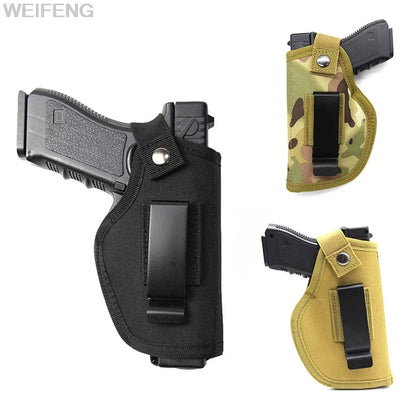 Tactical Concealed Carry Gun Holster – Universal Pistol Holster for Glock 17/19, Beretta M9, SIG with Laser Light Cover