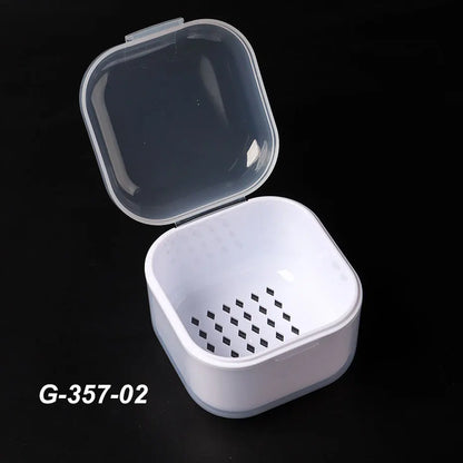 Portable Alcohol Disinfection Box - Nail Drill Bits & Grinding Head Sterilizer for Manicure Cleaning