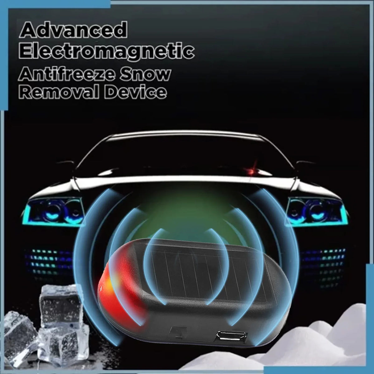 Car Windshield Anti-Ice Snow Cover – Winter Frost Protection Antifreeze Window Shield for Cars