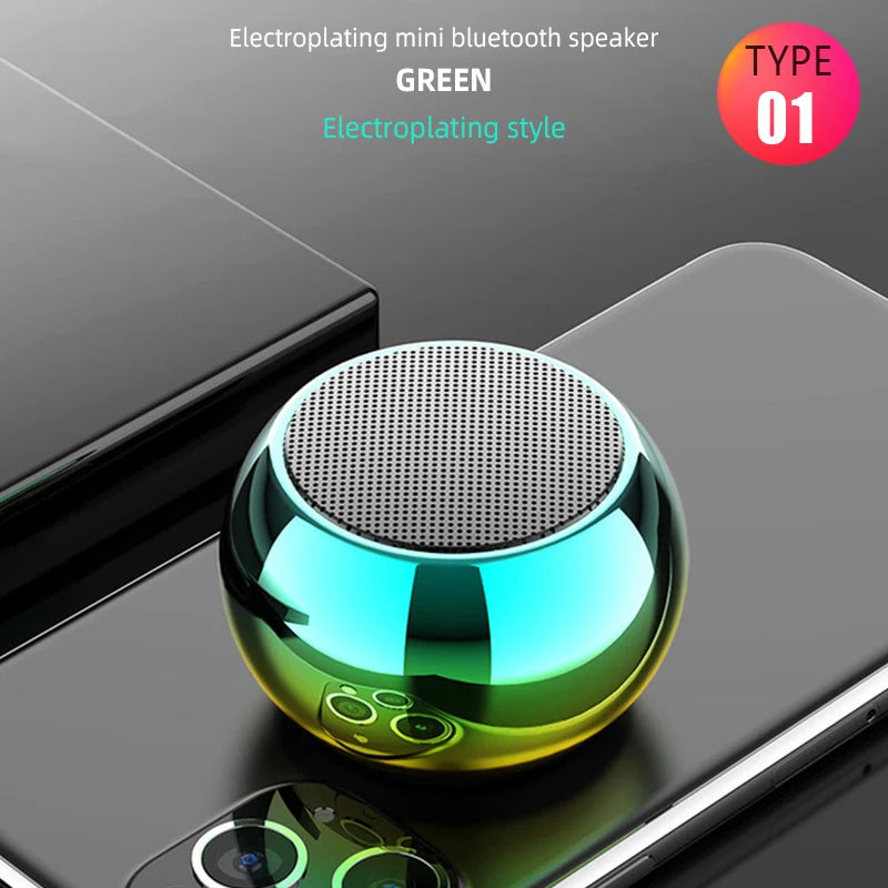 Metal Mini Wireless Bluetooth Speaker — HiFi Portable Subwoofer with Super Bass Stereo for Mobile, PC & Music Playback