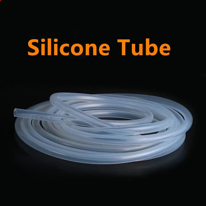 5 Meters Flexible Transparent Food Grade Silicone Tube - 2/4/6/8/10/12 mm Diameter, Garden Rubber Hose, Aquarium Soft Tubing