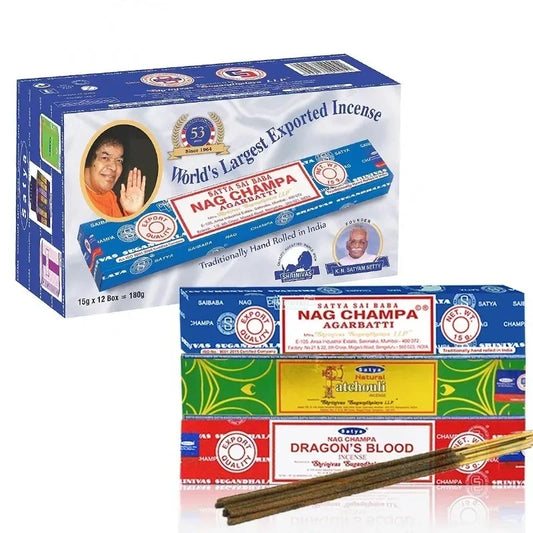 15g Indian Thread Incense – Natural Plant Incense for Bedroom, Office, Air Purification, Meditation & Aromatherapy