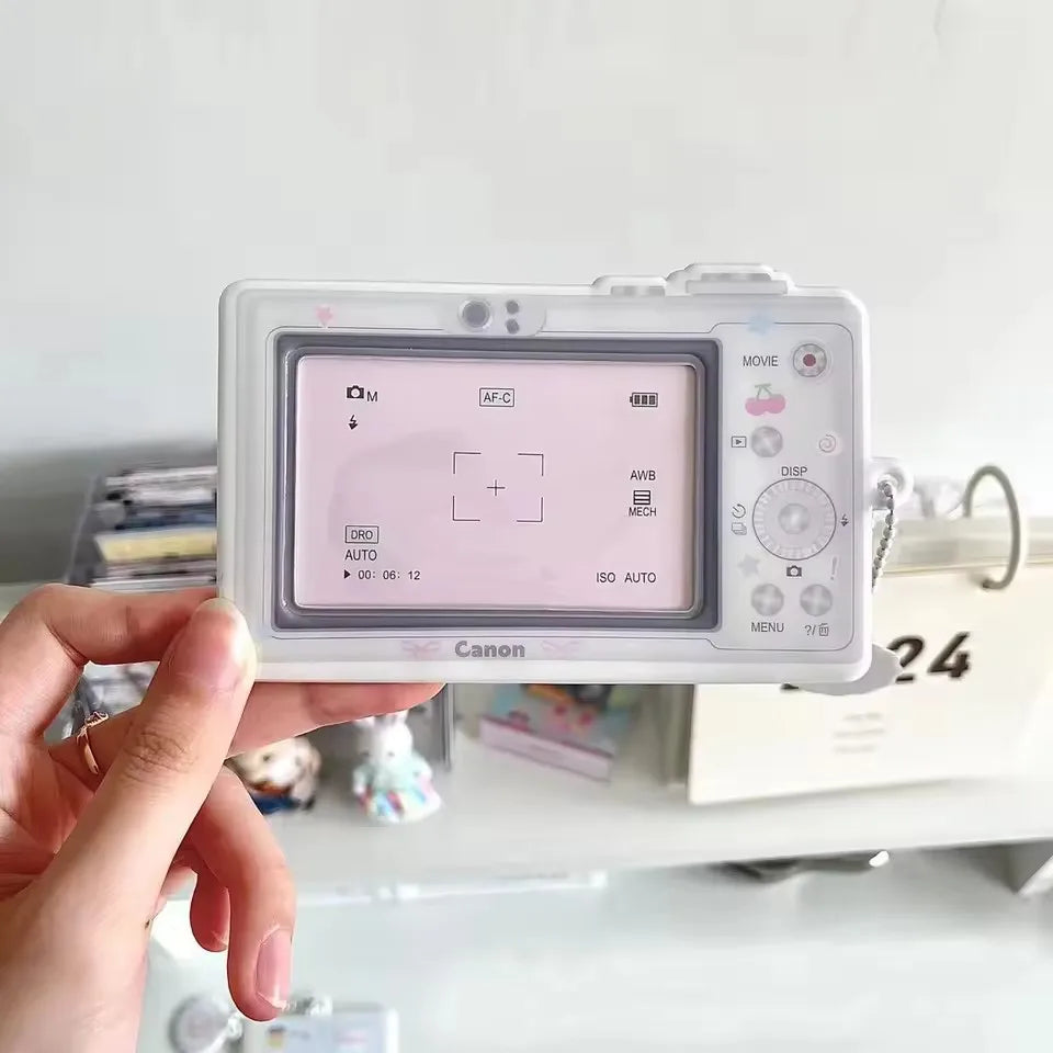 Cute Camera Phone Card Holder - Protective Idol Photocard Sleeve & Collectible Gift