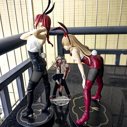Furyu Chainsaw Man Bunny Girl Figures — Makima & Power Original Anime Collectibles