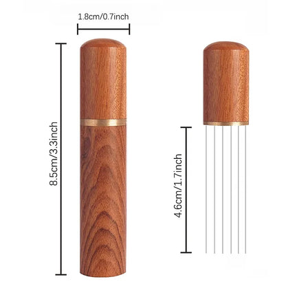 Stainless Steel Needle Distributor Coffee Tamper – Espresso Mixer, Leveler & WDT Tool for Barista Accessories