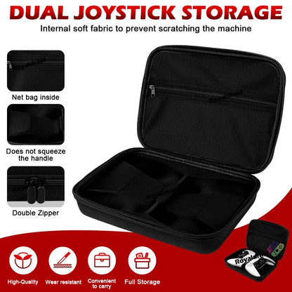 New PS5 Dual Controller Storage Bag – Portable Shockproof Travel Case for PS5, PS4, Switch Pro & Xbox Series Gamepads