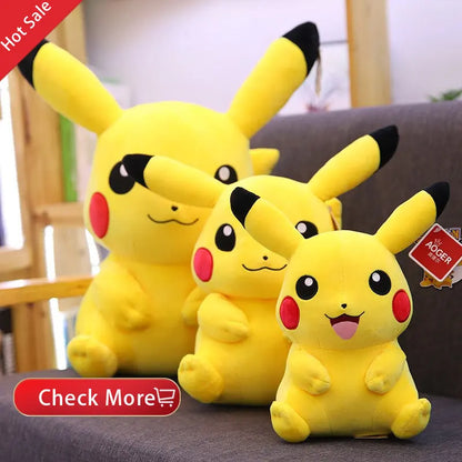 30/50cm Pokémon Snorlax Plush Toy — Soft Anime Stuffed Doll, Cartoon Monster Elf, Birthday Gift for Girls