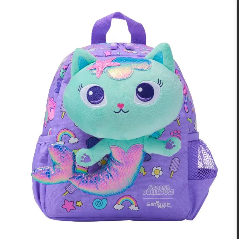 New Australia Smiggle Gabby Schoolbag Set – Girls Shoulder Backpack with Meal Bag, 14-Inch, Perfect Semester Gift