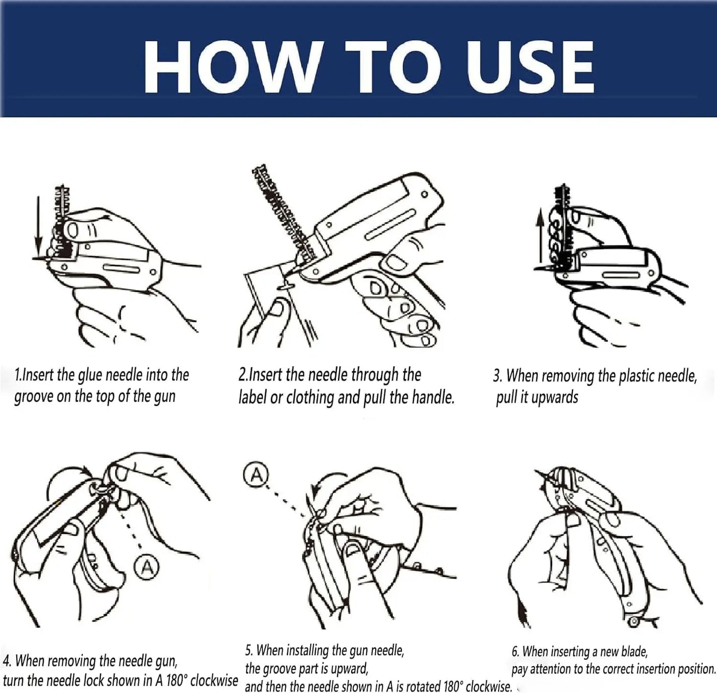 Quick Clothing & Quilt Fixer Tag Gun Set — Portable Buckle Glue Needle Tool for Garment & Blanket Fastening