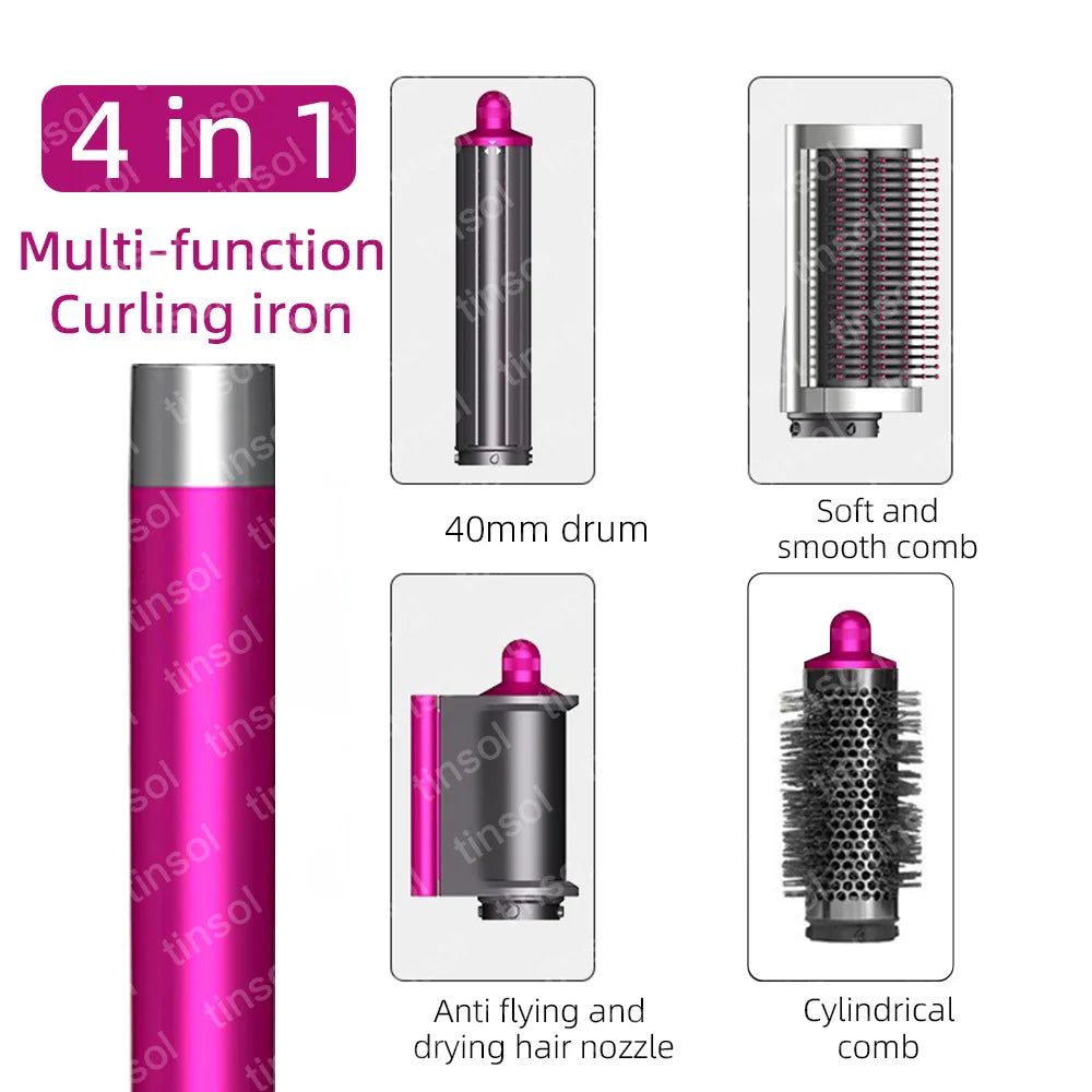 6-in-1 High-Speed Hair Styler - 110,000 RPM Ionic Hair Dryer & Automatic Curling Set