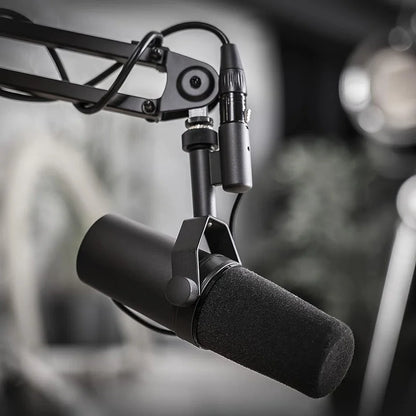 Professional Dynamic Microphone – Selectable Frequency Response Mic for Studio Recording & Performance Vocals, Compatible with Shure SM7B