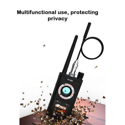 K18S Reverse Camera & GPS Signal Detector – GSM Audio Bug Finder RF Tracker Anti-Spy Scanner Security Device