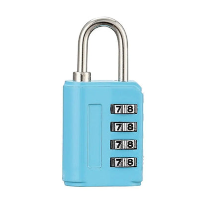 New Concept 4-Digit Combination Lock – Anti-Theft Zinc Alloy Padlock for Travel Luggage & Suitcases