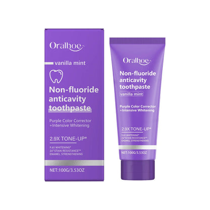 Purple Teeth Whitening Mineral Powder – Teeth Restoration, Stain Removal & Fresh Breath Oral Cleanser