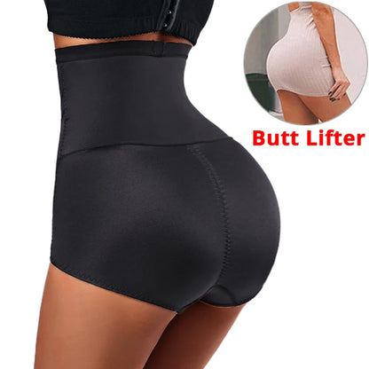 Sexy High-Waist Cross Body Shaper Panties – Women’s Tummy Control Slimming Shapewear Underwear