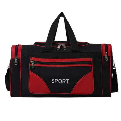Oxford Fitness Bag – Large Capacity Waterproof Yoga & Sports Backpack with Adjustable Shoulder Strap for Outdoor Football