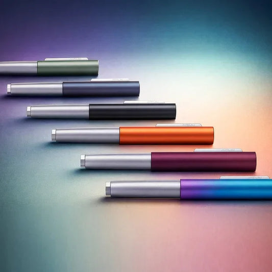 Natamifountain Pen with Fine Metal Nib - Smooth Writing Ink Pen for Office, School & Signatures